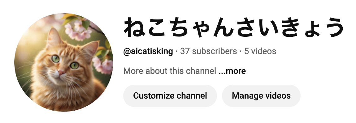Youtubeチャンネル